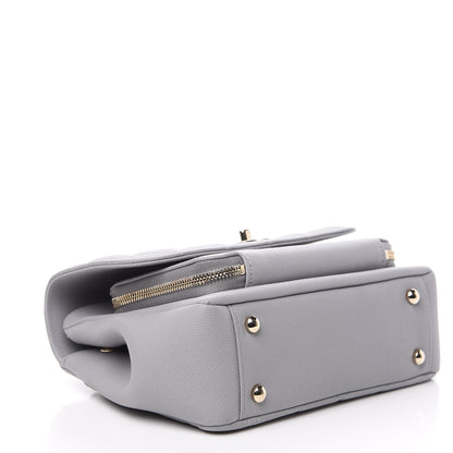 Chanel Caviar Quilted Medium Business Affinity Flap Grey 3 of 10