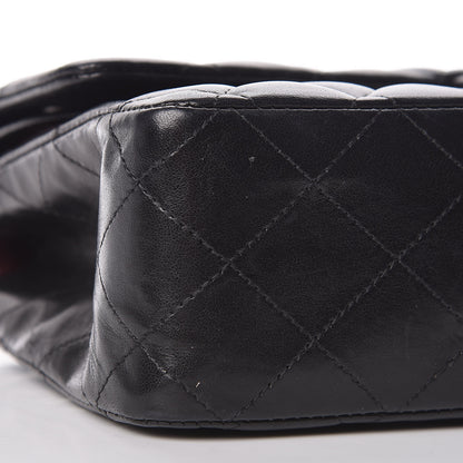 Chanel Lambskin Quilted Medium Double Flap Black 11 of 13