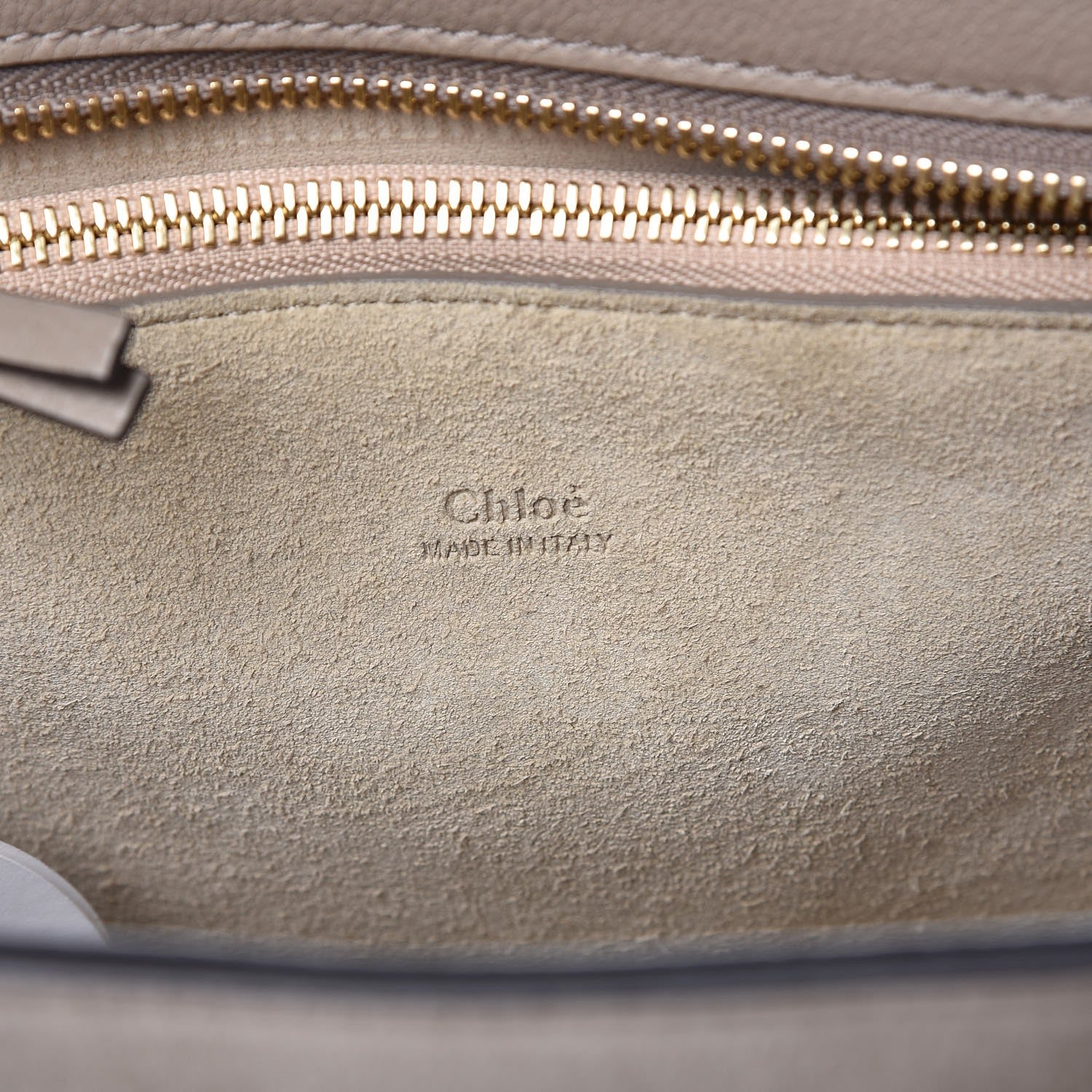 Chloe Calfskin Suede Medium Pixie Shoulder Bag Motty Grey 6 of 7