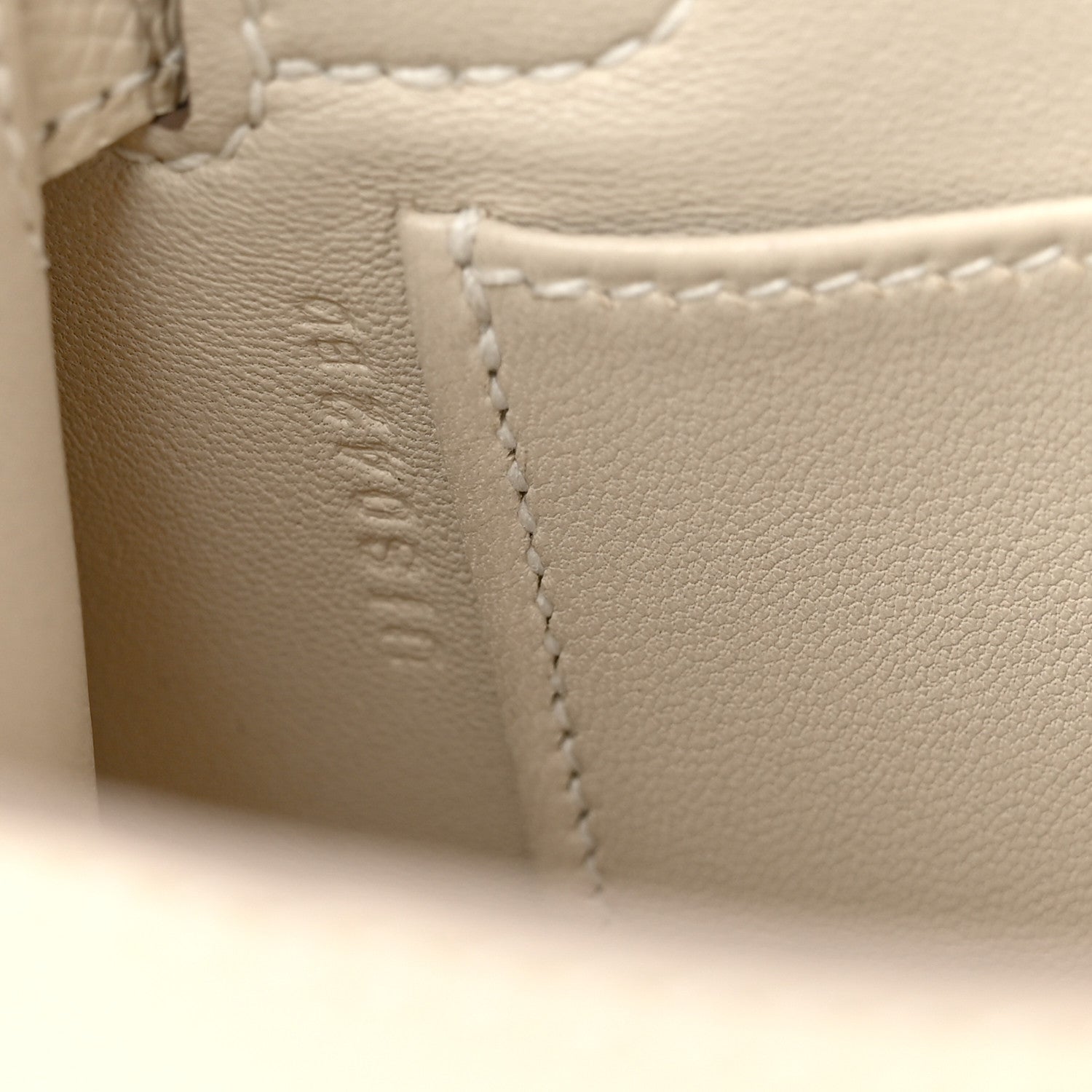 Hermes Epsom Mini Kelly Sellier 20 Craie 7 of 12