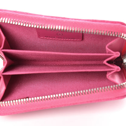 Chanel Caviar Quilted Zip Coin Purse Pink 5 of 7