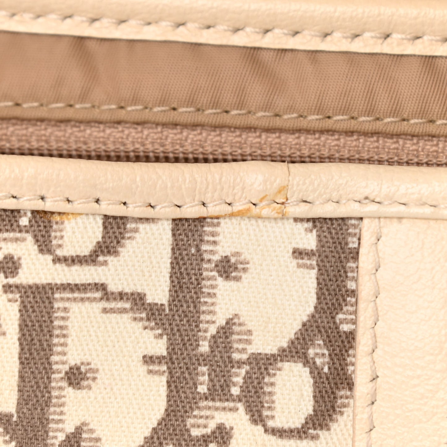 Monogram Vintage Flowers Saddle Bag Beige