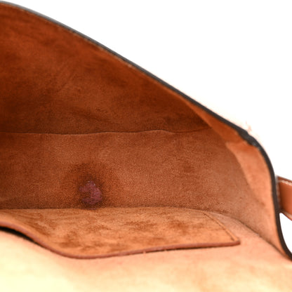 Celine Smooth Calfskin Cuir Triomphe Folco Crossbody Bag Tan 5 of 10