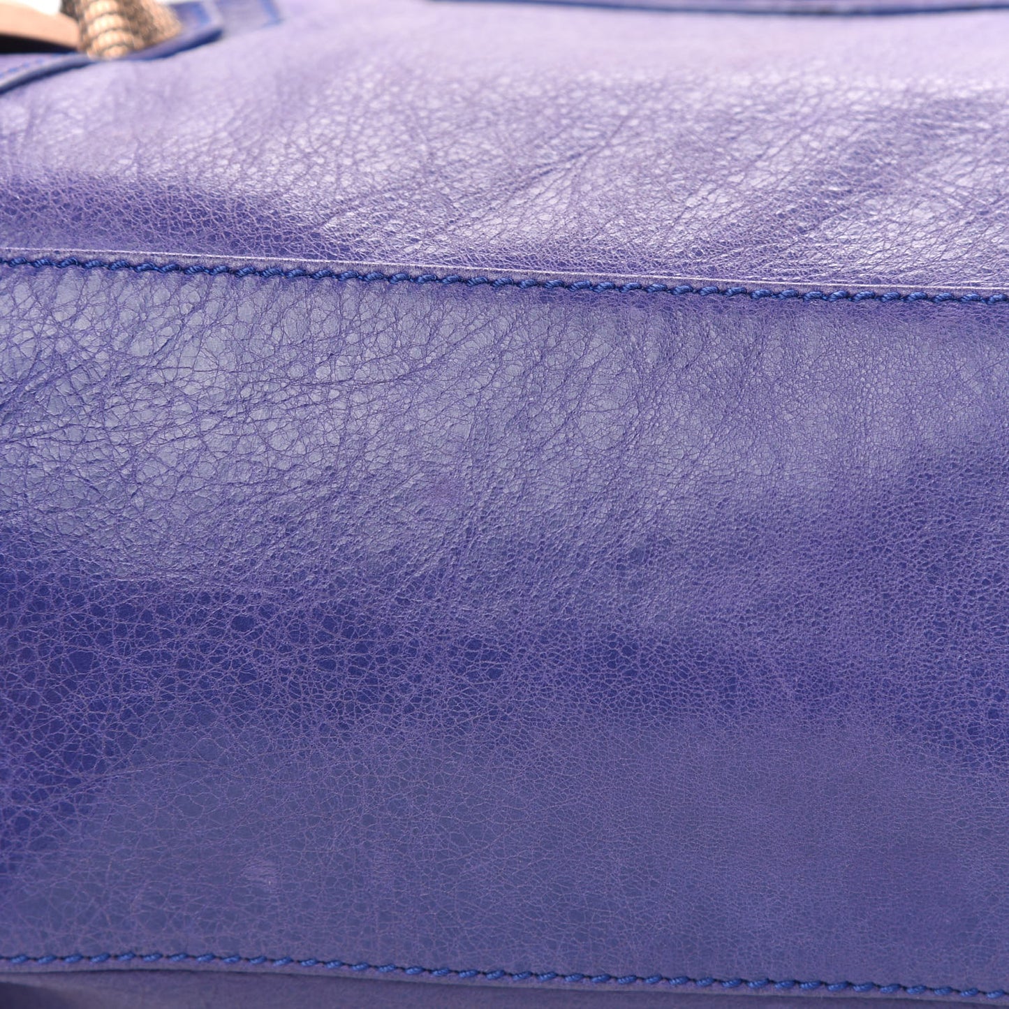Agneau Giant 21 Rose Gold Hardware City Bleu Lavande