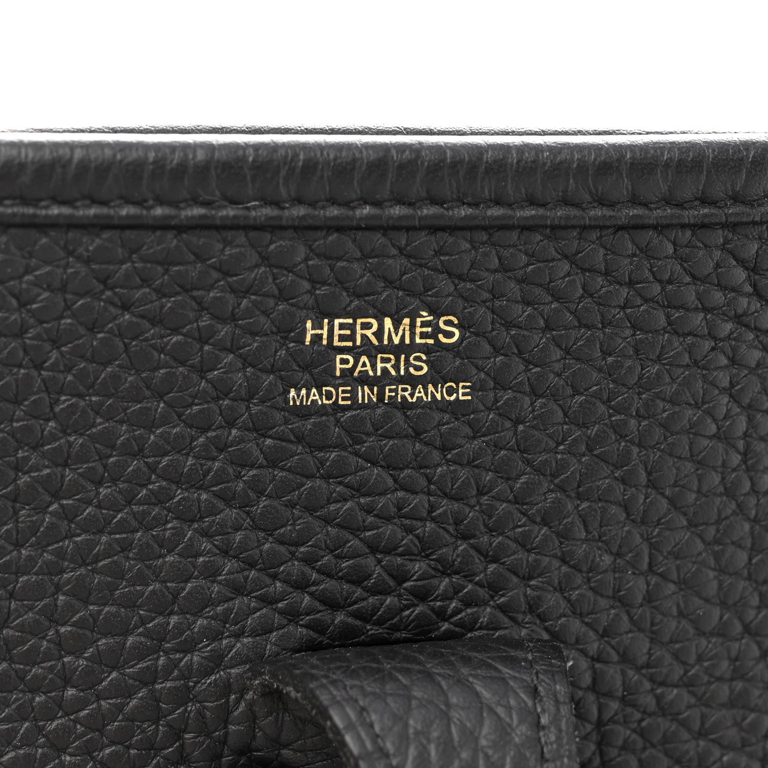 Hermes Taurillon Clemence Evelyne III PM Black 6 of 10