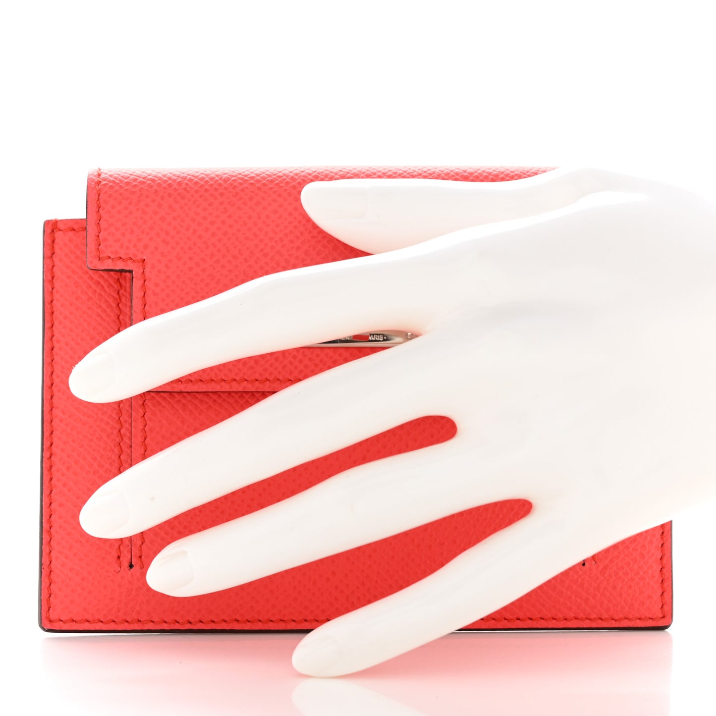 Epsom Kelly Pocket Compact Wallet Rose Texas