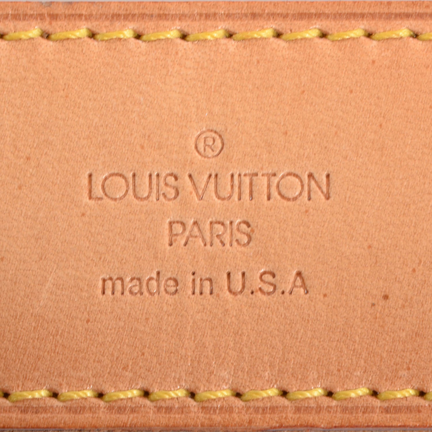 Louis Vuitton Vachetta Shoulder Strap Pad 3 of 5