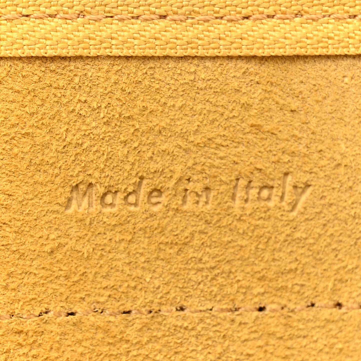 Grained Calfskin Nano Belt Bag Sunflower