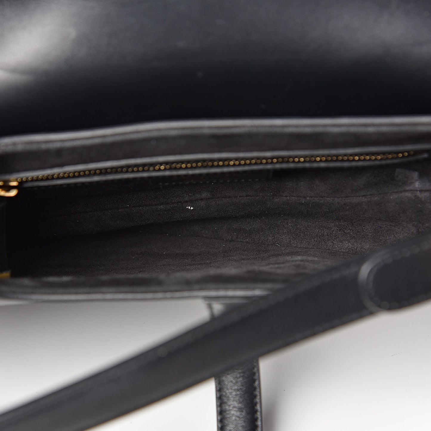 Calfskin Saddle Bag Black
