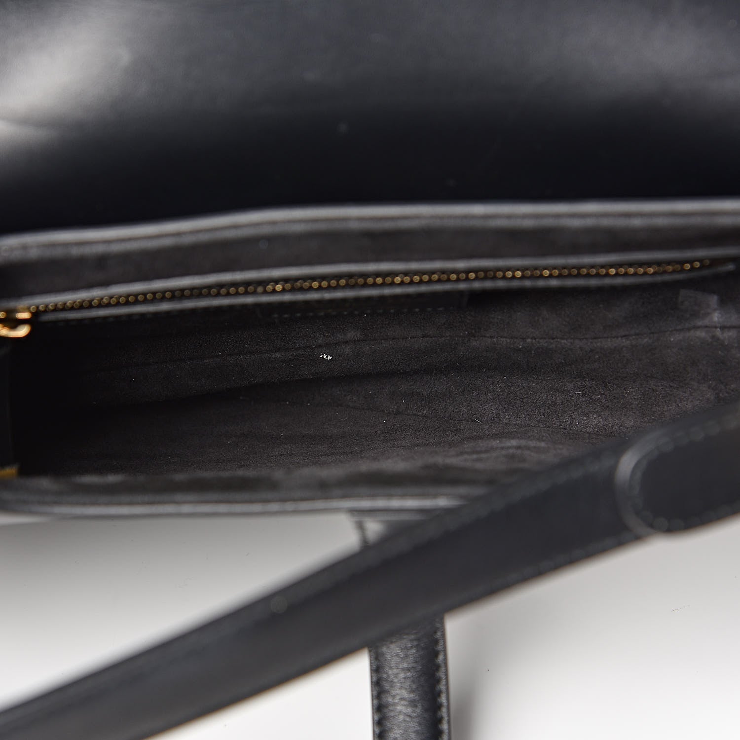 Christian Dior Calfskin Saddle Bag Black 5 of 12