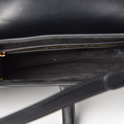 Christian Dior Calfskin Saddle Bag Black 5 of 12