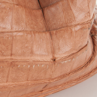 Nancy Gonzalez Crocodile Leaf Frame Bag Brown 8 of 8
