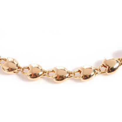 Cartier 18k Yellow Gold Heart Link Bracelet 3 of 6