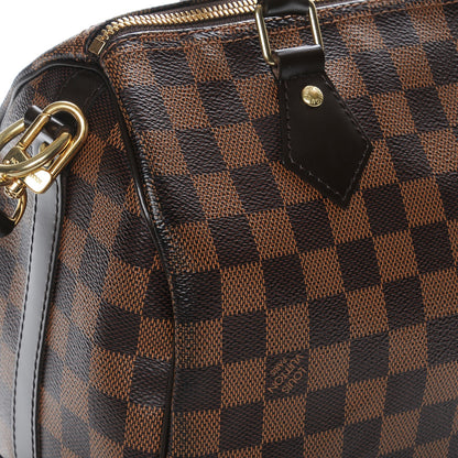 Louis Vuitton Damier Ebene Speedy Bandouliere 25 8 of 9