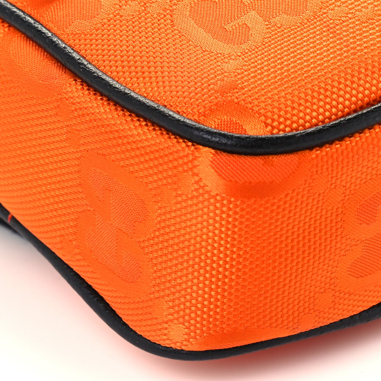 Econyl Nylon Monogram Off The Grid Belt Bag Carrot Orange Black
