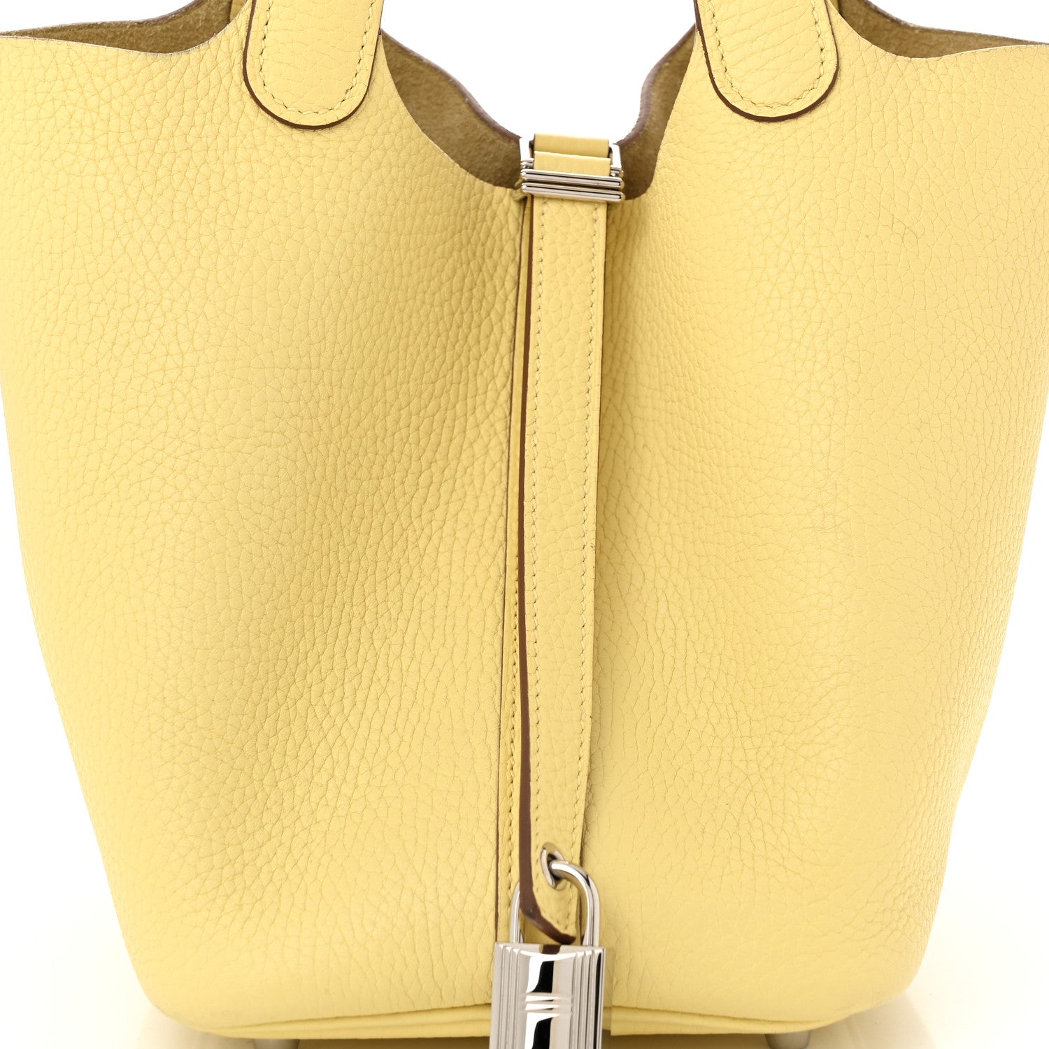 Hermes Taurillon Clemence Picotin Lock 18 PM Jaune Poussin 8 of 10