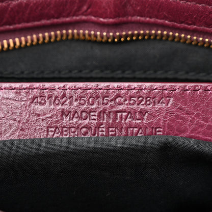 Balenciaga Agneau Classic Gold Hardware S City Violet Prune 7 of 13