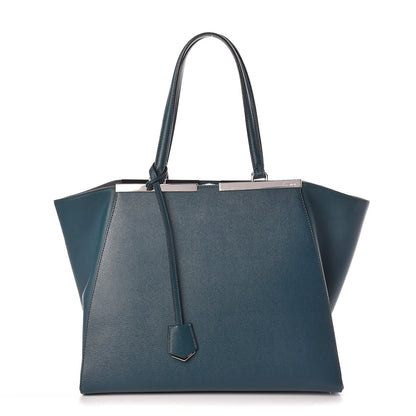 Fendi VItello Elite Flamingo Large 3Jours Tote Oceano 1 of 9