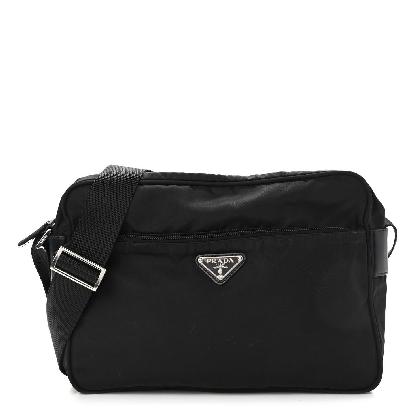 Nylon Tessuto Vela Crossbody Bag Black