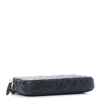 Chanel Caviar Quilted Small Clutch With Chain Black 4 of 11
