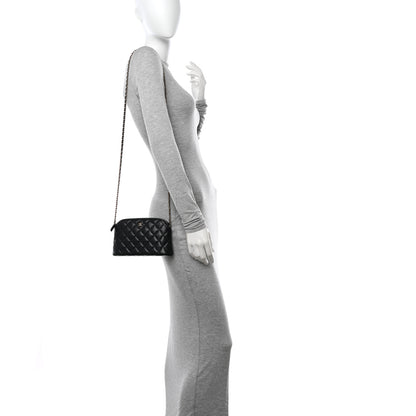 Chanel Caviar Quilted Classic Clutch with Chain Black 2 of 11