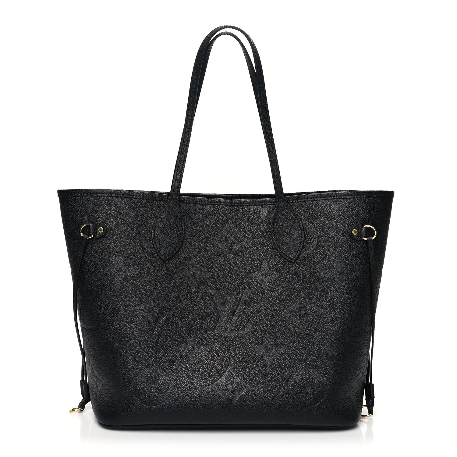 Louis Vuitton Empreinte Monogram Giant Neverfull MM Black 3 of 11