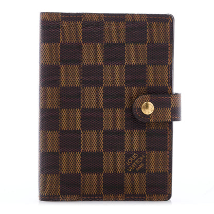 Louis Vuitton Damier Ebene Small Ring Agenda Cover 1 of 6