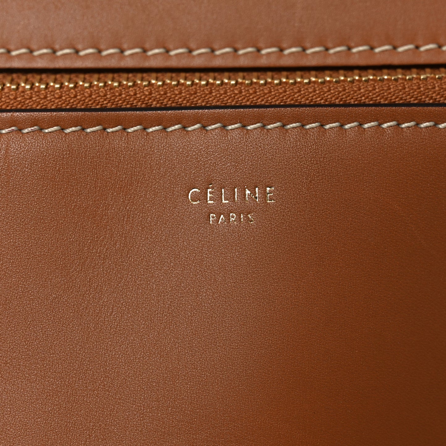 Smooth Calfskin Medium Edge Shoulder Bag Camel
