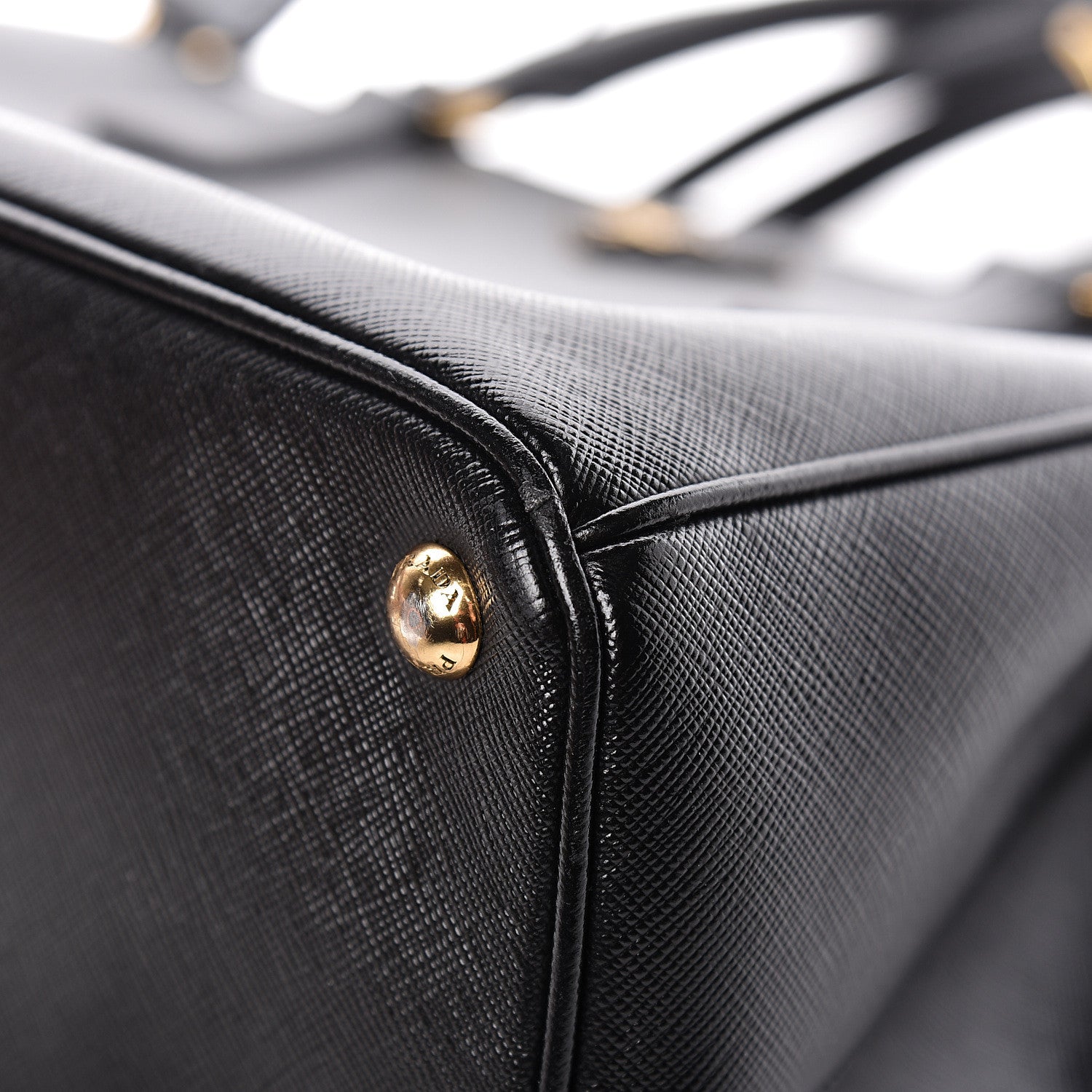 Prada Saffiano Medium Galleria Double Zip Tote Black 13 of 26