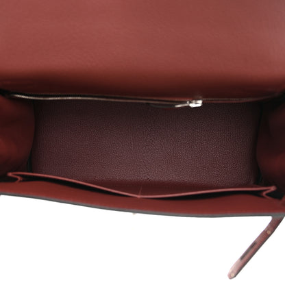 Hermes Togo Kelly Retourne 28 Rouge H 5 of 11