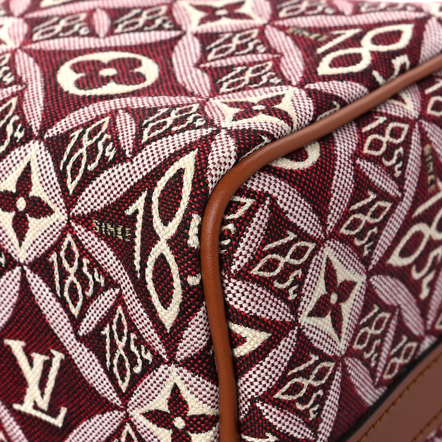 Louis Vuitton Jacquard Since 1854 Speedy Bandouliere 25 Bordeaux 8 of 11