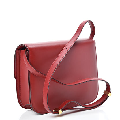 Celine Box Calfskin Medium Classic Box Flap Bag Red 2 of 11