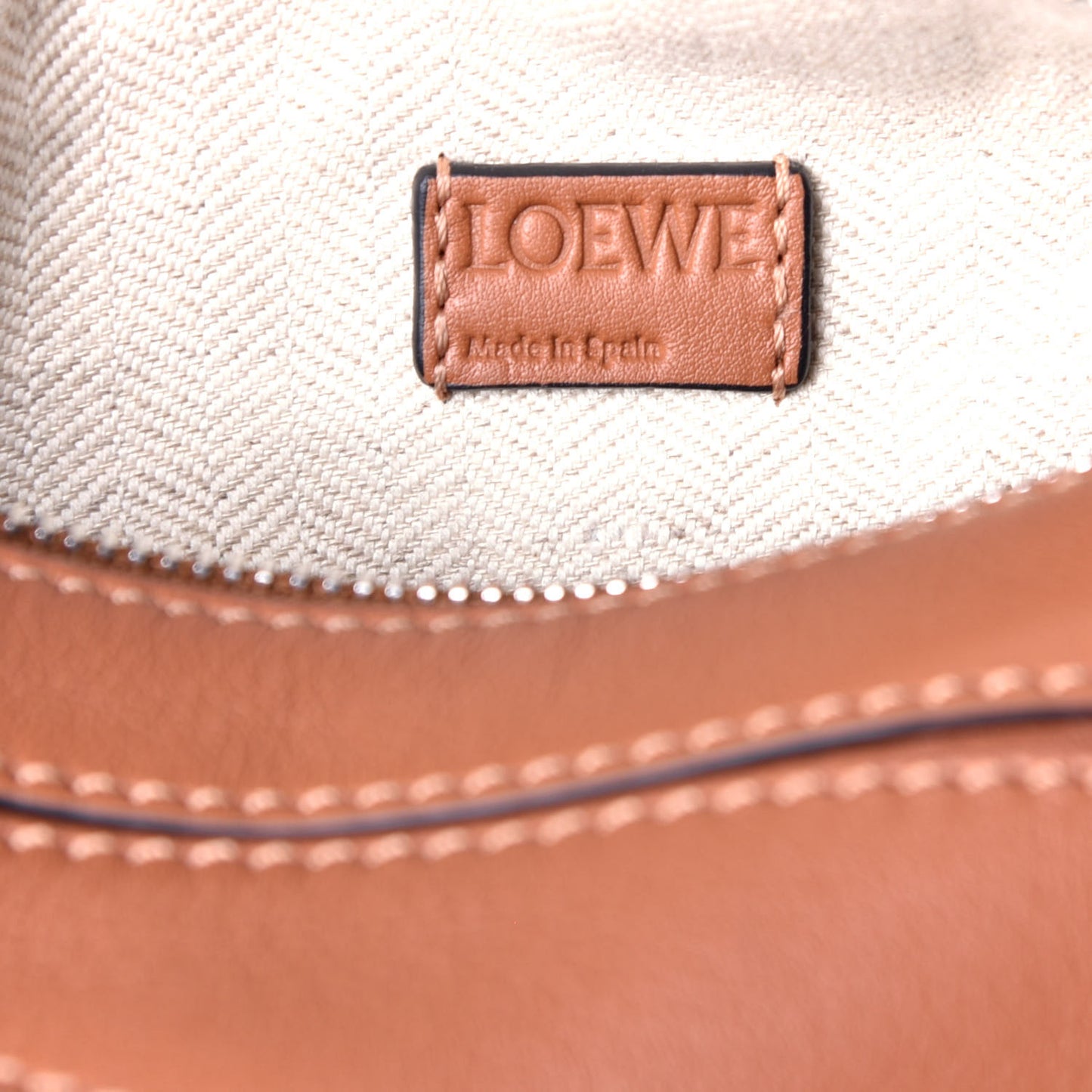 Calfskin Mini Puzzle Bag Tan