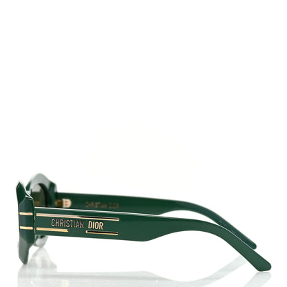 Christian Dior Acetate DiorSignature B1U Butterfly Sunglasses Green 3 of 7
