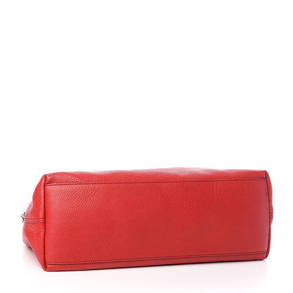 Gucci Pebbled Calfskin Medium Soho Chain Shoulder Bag Tabasco Red 4 of 10