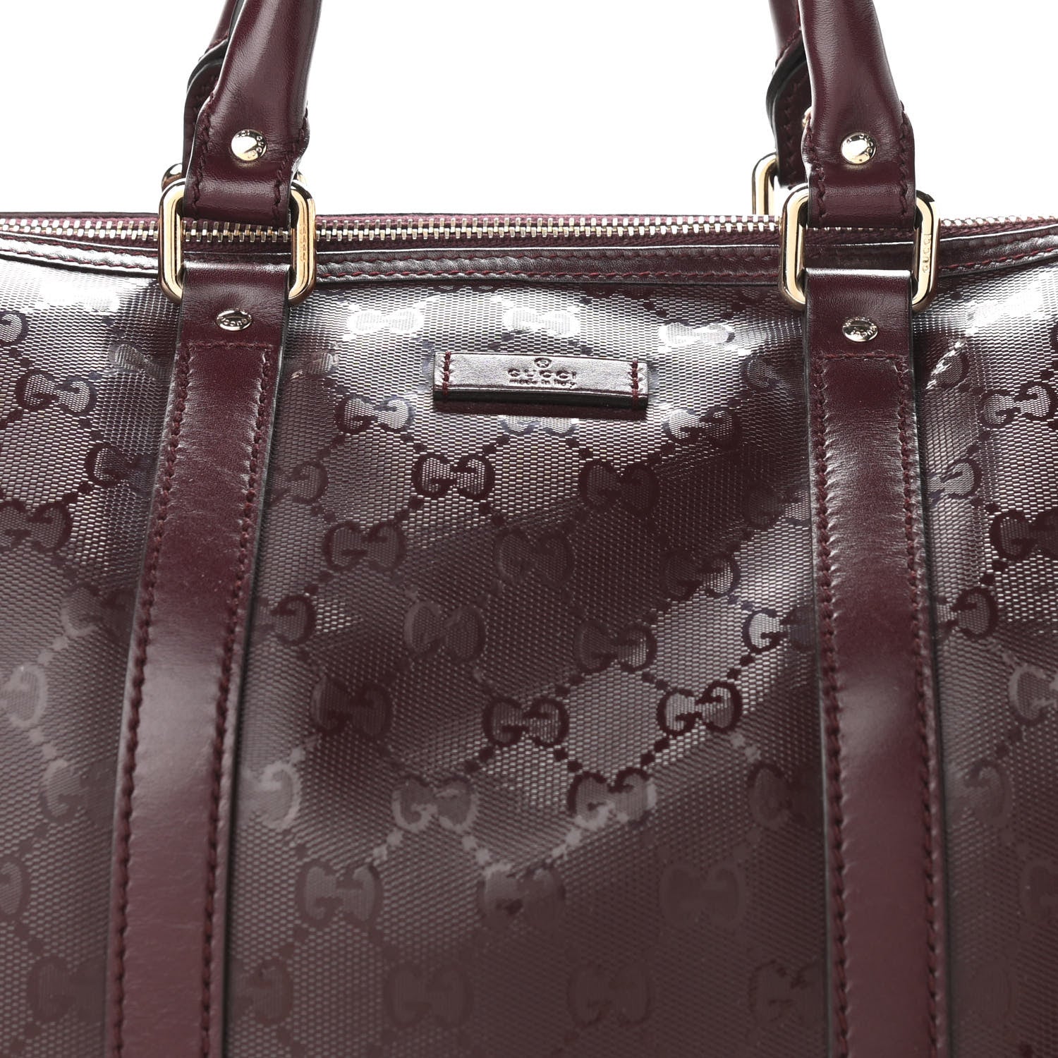 Gucci Imprime Monogram Medium Joy Boston Bordeaux 8 of 10
