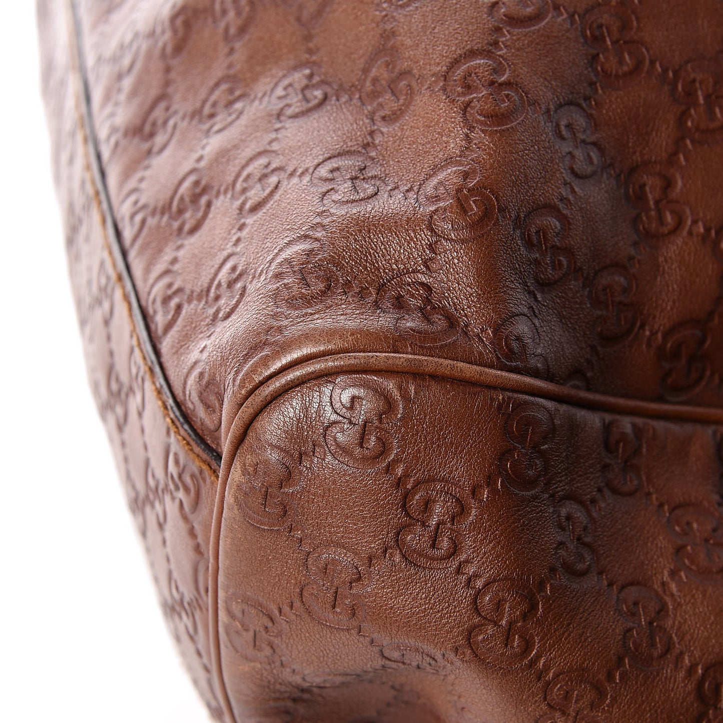 Guccissima Large Sukey Tote Brown