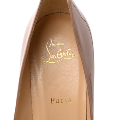 Christian Louboutin Patent Pigalle Plato 120 Pumps 40.5 Nude 8 of 10