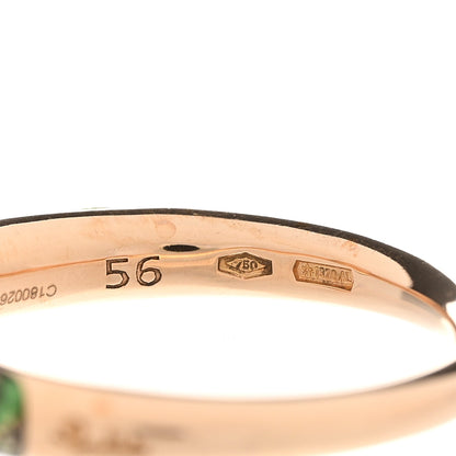 Pomellato 18K Rose Gold Amethyst Tsavorite M'Ama Non M'Ama Ring 54 6.75 5 of 7