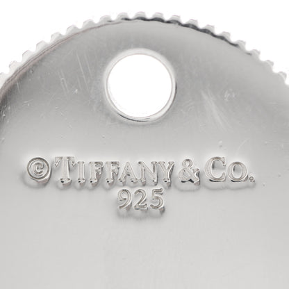 Tiffany Sterling Silver Coin Edge Dog Tag Charm 4 of 4