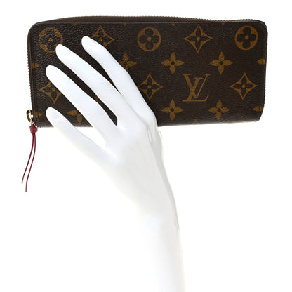 Louis Vuitton Monogram Clemence Wallet Fuchsia 2 of 7