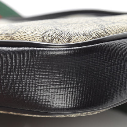 Gucci GG Supreme Monogram Web Belt Bag Black 10 of 15
