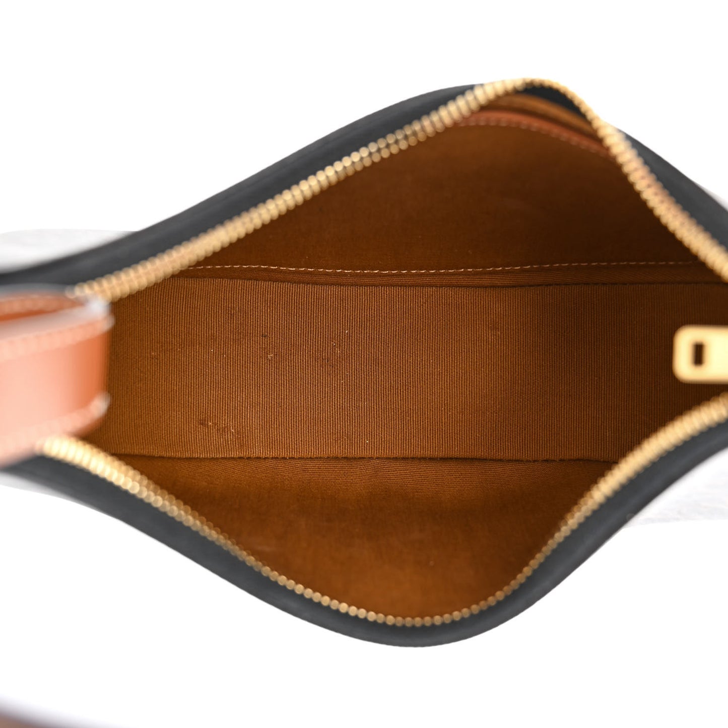 Triomphe Canvas Calfskin Ava Shoulder Bag Tan