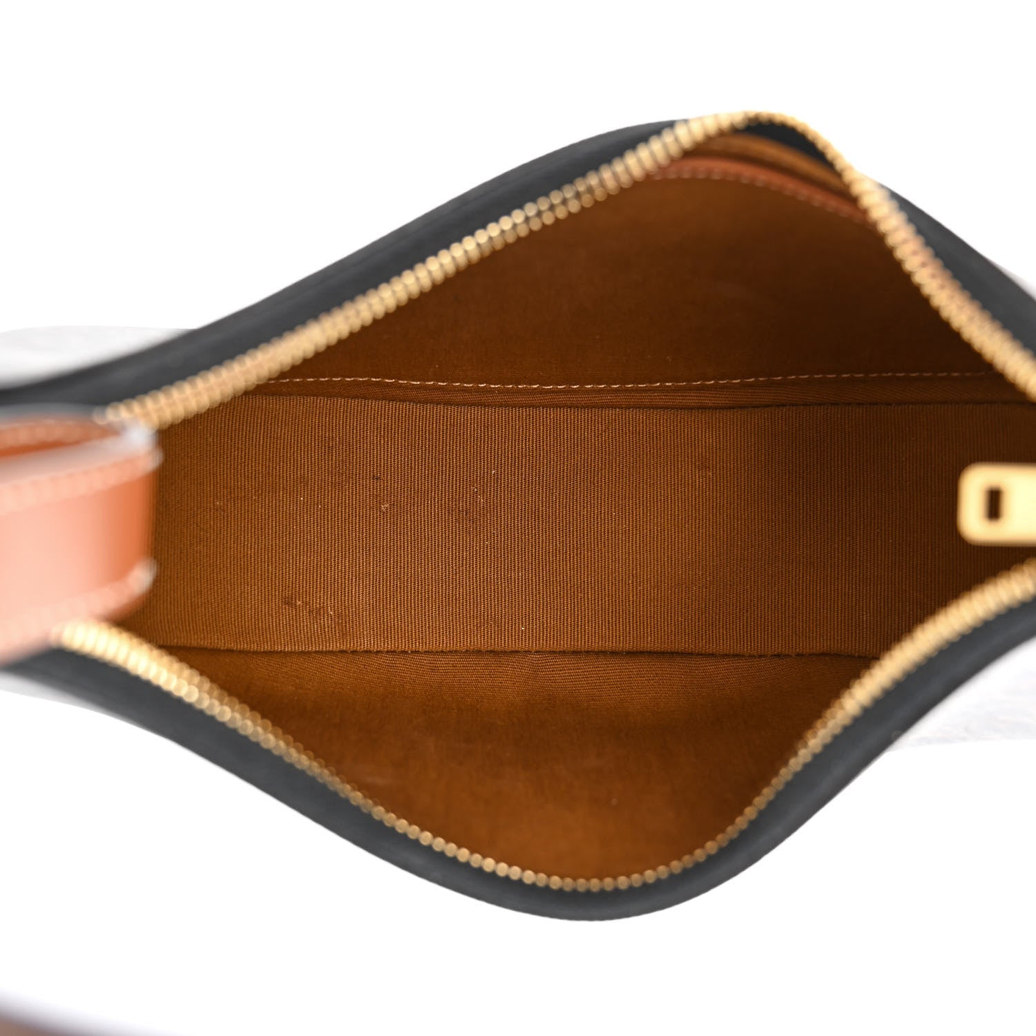 Celine Triomphe Canvas Calfskin Ava Shoulder Bag Tan 5 of 13