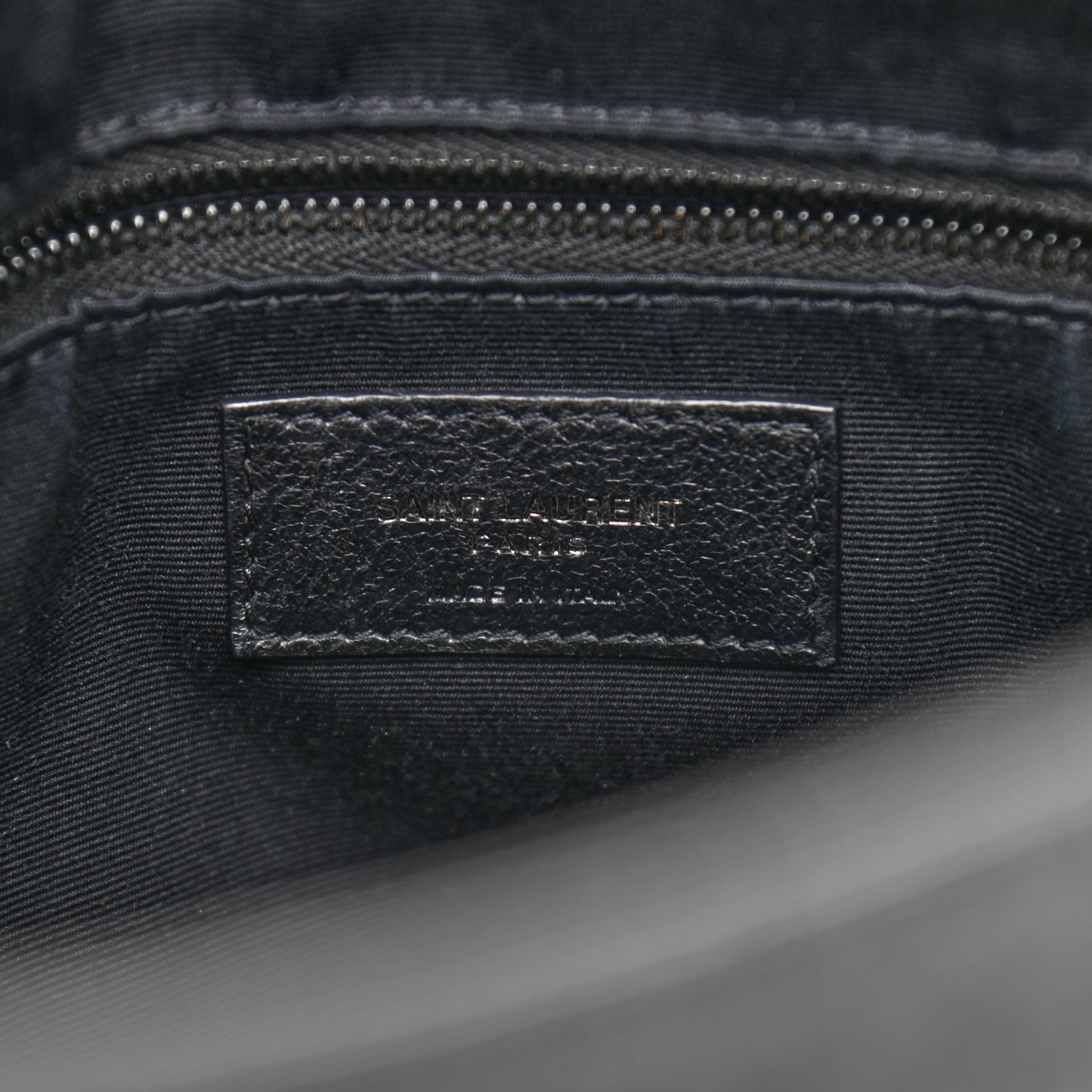 Calfskin Crocodile Embossed Monogram Medium Niki Shopping Bag Black