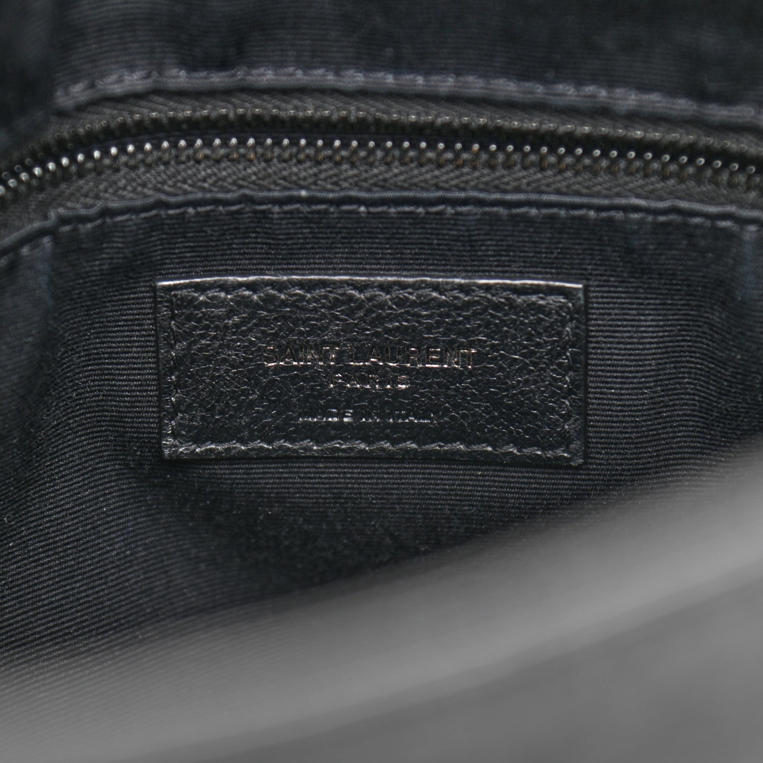 Saint Laurent Calfskin Crocodile Embossed Monogram Medium Niki Shopping Bag Black 6 of 10