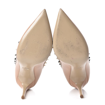 Valentino Garavani Nappa Rockstud 100mm Pumps 38.5 Soft Noisette Poudre 7 of 19