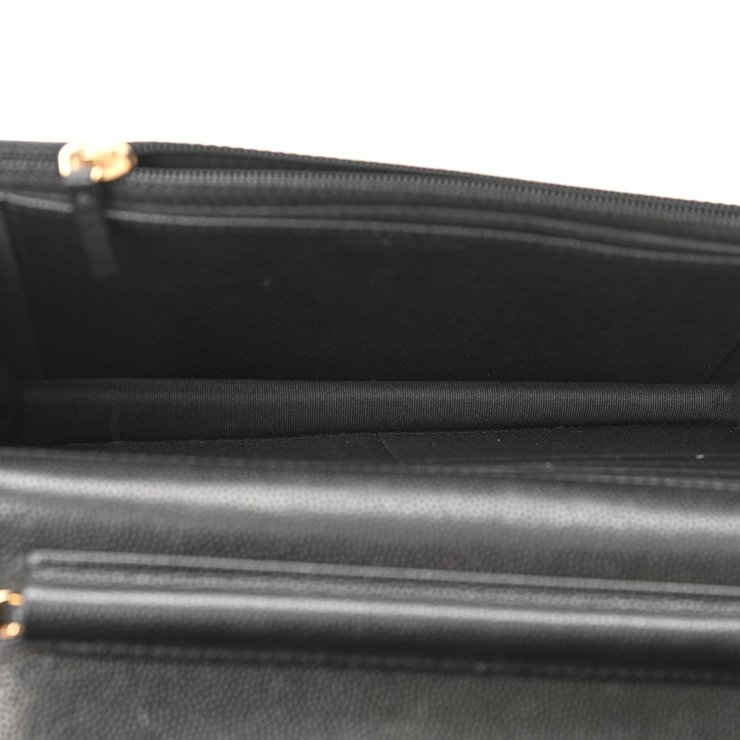 Chanel Caviar Camellia Embossed Wallet On Chain WOC Black 5 of 12