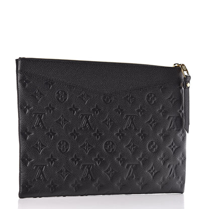 Louis Vuitton Empreinte Daily Pouch Black 3 of 9