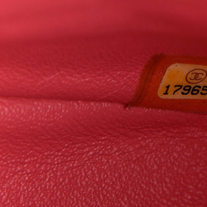 Chanel Patent Quilted Mini Square Flap Pink 9 of 9